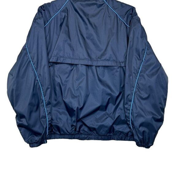 Starter Jacket Mens Sz Large Vintage Two Tone Blue Full Zip Athletic Windbreaker - Picture 9 of 11